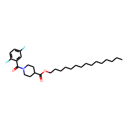 Isonipecotic acid, N-(2,5-difluorobenzoyl)-, pentadecyl ester