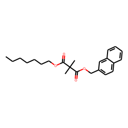 Dimethylmalonic acid, heptyl 2-naphthylmethyl ester