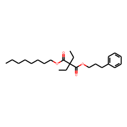 Diethylmalonic acid, octyl 3-phenylpropyl ester