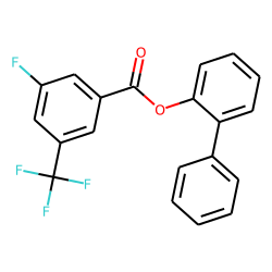 3-Fluoro-5-trifluoromethylbenzoic acid, 2-biphenyl ester