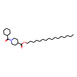 Isonipecotic acid, N-(cyclohexylcarbonyl)-, hexadecyl ester