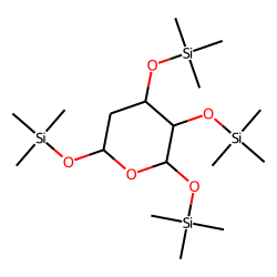 «beta»-2-Deoxy-D-galactose, pyranose, TMS