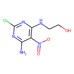 Ethanol, 2-[(6-amino-2-chloro-5-nitro-4-pyrimidinyl)amino]-