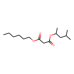 Malonic acid, hexyl 4-methylpent-2-yl ester