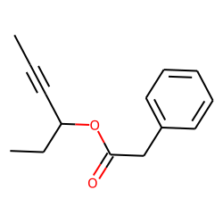 Phenylacetic acid, hex-4-yn-3-yl ester
