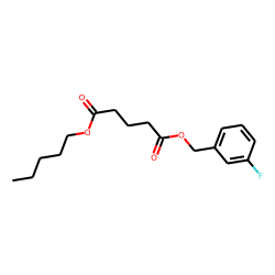 Glutaric acid, 3-fluorobenzyl pentyl ester