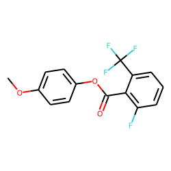 2-Fluoro-6-trifluoromethylbenzoic acid, 4-methoxyphenyl ester