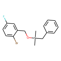 2-Bromo-5-fluorobenzyl alcohol, benzyldimethylsilyl ether
