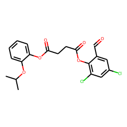 Succinic acid, 2-isopropoxyphenyl 2,4-dichloro-6-formylphenyl ester