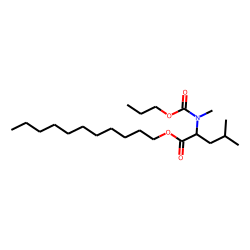 l-Leucine, N-methyl-n-propoxycarbonyl-, undecyl ester
