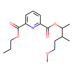 2,6-Pyridinedicarboxylic acid, 5-methoxy-3-methylpent-2-yl propyl ester