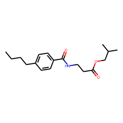 «beta»-Alanine, N-(4-butylbenzoyl)-, isobutyl ester