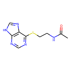 Acetamide, n-[2-(9h-purin-6-yl-thio)ethyl]-