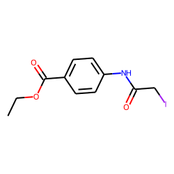 Benzoic acid, p-(2-iodoacetamido)-, ethyl ester