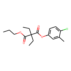 Diethylmalonic acid, 4-chloro-3-methylphenyl propyl ester