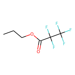 Pentafluoropropionic acid, propyl ester