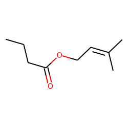 Butanoic acid, 3-methylbut-2-enyl ester