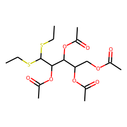 L-arabinose, acetylated diethyldithioacetal derivative