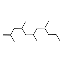 2,4,6,8-Tetramethyl-1-undecene, # 3