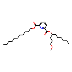 2,6-Pyridinedicarboxylic acid, 1-methoxydec-4-yl undecyl ester