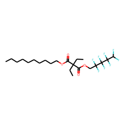 Diethylmalonic acid, decyl 2,2,3,3,4,4,5,5-octafluoropentyl ester