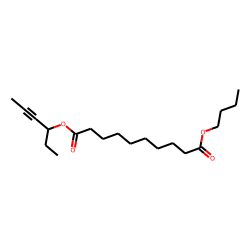 Sebacic acid, butyl hex-4-yn-3-yl ester