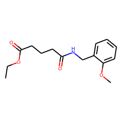 Glutaric acid, monoamide, N-(2-methoxybenzyl)-, ethyl ester