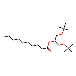 Decanoic acid, 2-[(trimethylsilyl)oxy]-1-[[(trimethylsilyl)oxy]methyl]ethyl ester
