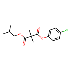 Dimethylmalonic acid, 4-chlorophenyl isobutyl ester