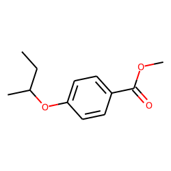 Benzoic acid, 4-(1-methylpropyl)oxy-, methyl ester
