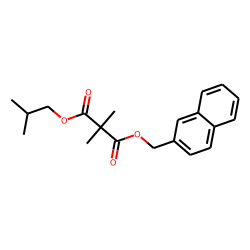 Dimethylmalonic acid, isobutyl 2-naphthylmethyl ester