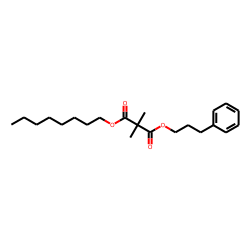Dimethylmalonic acid, octyl 3-phenylpropyl ester