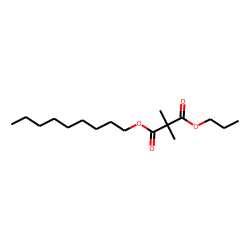 Dimethylmalonic acid, nonyl propyl ester