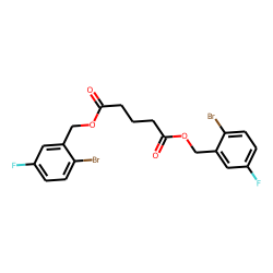 Glutaric acid, di(2-bromo-5-fluorobenzyl) ester