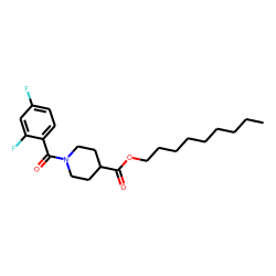 Isonipecotic acid, N-(2,4-difluorobenzoyl)-, nonyl ester