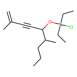Silane, chlorodiethyl(2,6-dimethylnon-1-en-3-yn-5yloxy)-