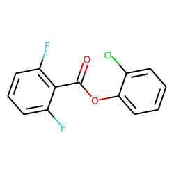 2,6-Difluorobenzoic acid, 2-chlorophenyl ester
