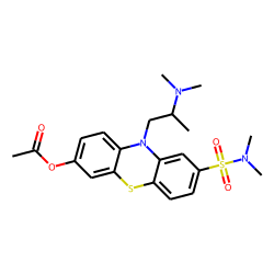 Dimetotiazine M (hydroxy-), acetylated