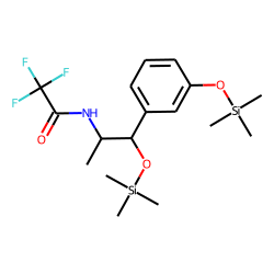 Metaraminol, N-TFA, bis-O-TMS