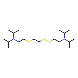 Ethane, 1-[(2-diisopropylamino)ethylthio]-2-[(2-diisopropylamino)ethyldithio]-
