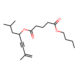 Glutaric acid, butyl 2,7-dimethyloct-5-yn-7-en-4-yl ester