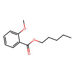 o-Methoxybenzoic acid, pentyl ester
