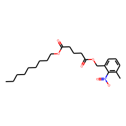 Glutaric acid, 3-methyl-2-nitrobenzyl nonyl ester