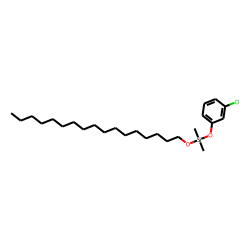 Silane, (3-chlorophenyloxy)dimethylheptadecyloxy-