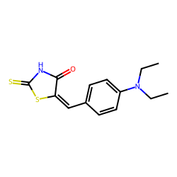 p-Diethylaminobenzylidine rhodanine