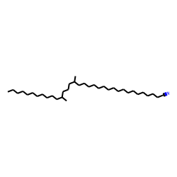 18,22-Dimethyl-tritriacontyl cyanide