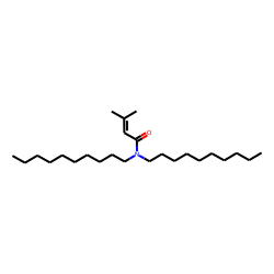 But-2-enamide, N-N-didecyl-3-methyl-