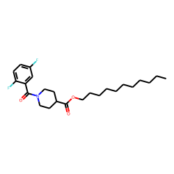 Isonipecotic acid, N-(2,5-difluorobenzoyl)-, undecyl ester