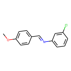 p-methoxybenzylidene-(3-chlorophenyl)-amine