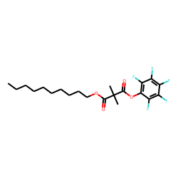 Dimethylmalonic acid, decyl pentafluorophenyl ester